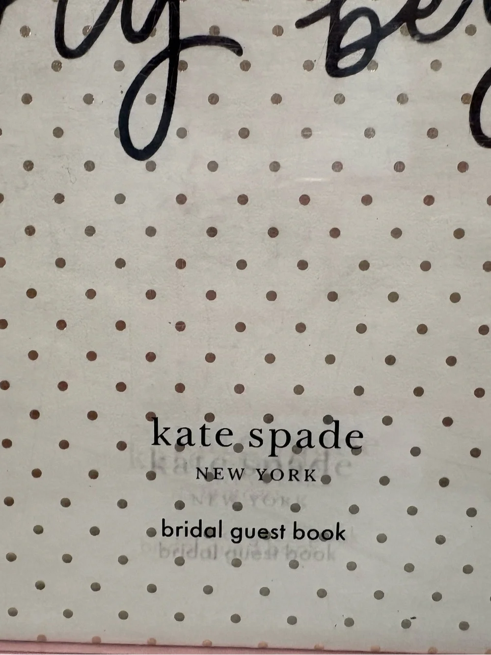 👰‍♀️👰‍♀️Kate Spade New York signature wedding guestbook- NEW